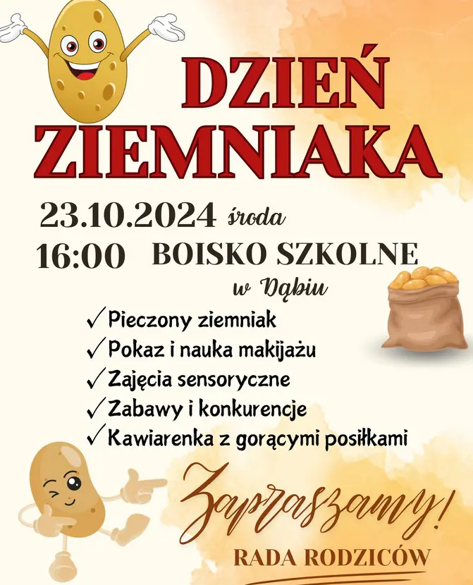 Festyn w ZSP Dąbie - Dzień Ziemniaka 23 10 2024